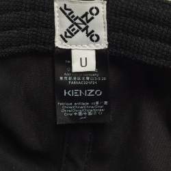 Pre Owned Kenzo Green Logo Print Synthetic Baseball Cap One Size 