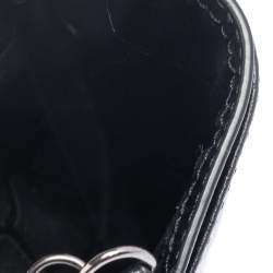 Kenzo Black Leather Eye Crossbody Phone Case