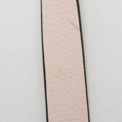 Pre Owned Kenzo Pink/Grey Leather Wrap Waist Reversible Belt