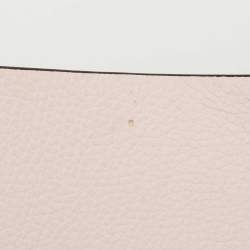 Pre Owned Kenzo Pink/Grey Leather Wrap Waist Reversible Belt