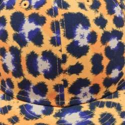 Kenzo Yellow Print Cotton New Era 59 Baseball Cap Size 63.5