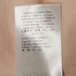 Pre Owned Kenzo Light Orange Tiger Print Cotton Half Sleeve T-Shirt L