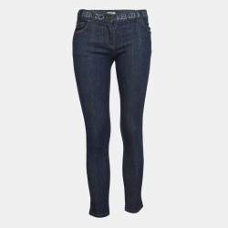 Kenzo Blue Logo Printed Denim Jeans S Waist 30"