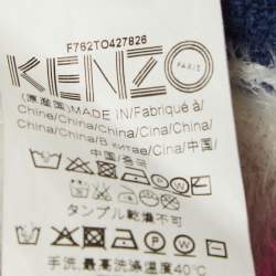 Pre Owned Kenzo Multicolor Intarsia Knit Sweater M