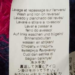 Pre Owned Kenzo Multicolor Intarsia Knit Sweater M