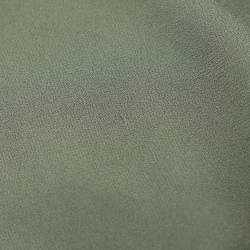 Pre Owned Kenzo Olive Green Crepe Tiger Motif Detail Sweatshirt L