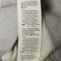 Pre Owned Kenzo Grey Tiger Applique Cotton Sweatshirt XS