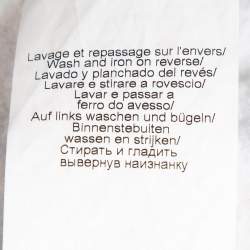 Pre Owned Kenzo Blue Tiger Print Cotton Crew Neck Sweatshirt XL