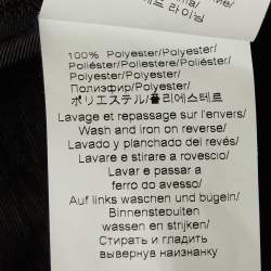 Pre Owned Kenzo Black Synthetic Eyelet Detail Sleeveless Mini Dress M