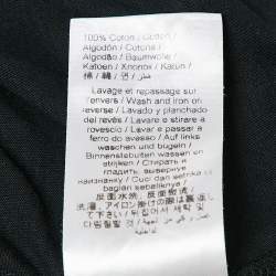 Pre Owned Kenzo Black Tiger Print Jersey Crew Neck T-Shirt M