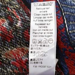 Pre Owned Kenzo Multicolor Brocade Fabric Silk Blend Dress XL