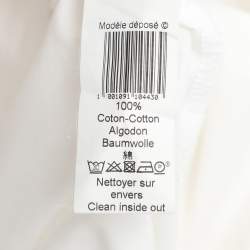 Pre Owned Kenzo White Cotton Long Sleeve Shirt M