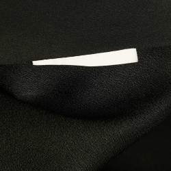 Pre Owned Kenzo Black Eye Logo Embroidered Crepe Sweatshirt S