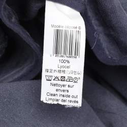 Pre Owned Kenzo Grey Lyocell Dress M