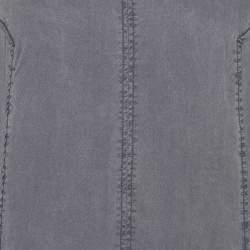 Pre Owned Kenzo Grey Lyocell Dress M