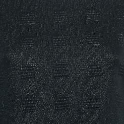 مملوكة مسبقًا Kenzo Black Textured Lurex Knit Skirt & Sweatshirt Set S