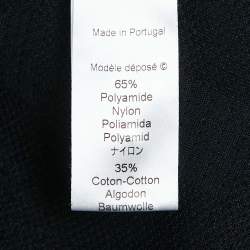 مملوكة مسبقًا Kenzo Black Textured Lurex Knit Skirt & Sweatshirt Set S