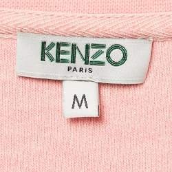Kenzo Multicolor Cotton Eiffel Tower Embroidered Sweatshirt M