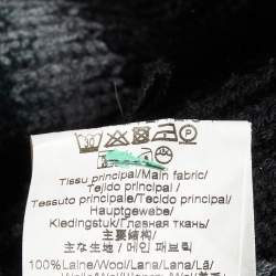 Kenzo Multicolor Stripe Wool Turtleneck Sweater Mini Dress M