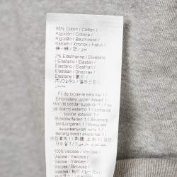 Kenzo Grey Logo Embroidery Crewneck Sweatshirt M