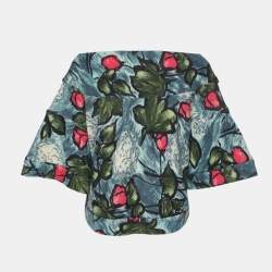 Kenzo Multicolor Knit Wool Crop Top S