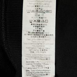 Kenzo Black Tiger Embroidered Cotton Crew Neck Sweatshirt S
