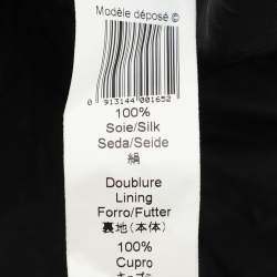 Pre Owned Kenzo Red/Black Floral Print Silk Dress L