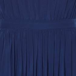 Kenzo Navy Blue Crepe Dress M