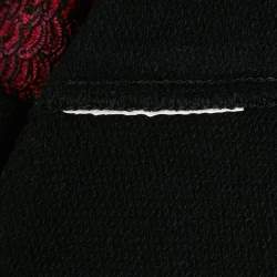 Pre Owned Kenzo Black Logo Embroidered Cotton Sweatshirt L