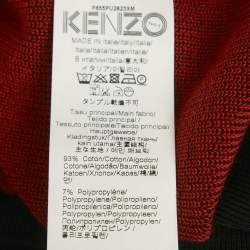 Kenzo x Disney Jungle Book Orange/Black Tiger Jacquard Knit Long Sleeve Sweater XS