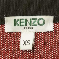 Kenzo x Disney Jungle Book Orange/Black Tiger Jacquard Knit Long Sleeve Sweater XS