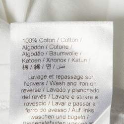Kenzo White Tiger Print Cotton Crew Neck T-Shirt L