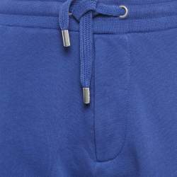 Kenzo Blue Cotton Knit Logo Detal Joggers M