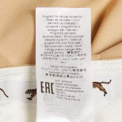 Pre Owned Kenzo Beige Gabardine Trousers M