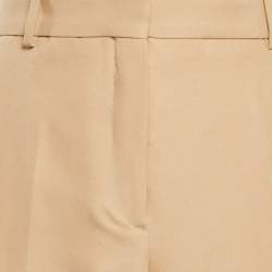 Pre Owned Kenzo Beige Gabardine Trousers M