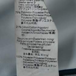 Pre Owned Kenzo Navy Blue Synthetic Crossover Cape Jacket S