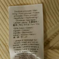 Pre Owned Kenzo Cream Corduroy Straight Leg Jeans M Waist 28"