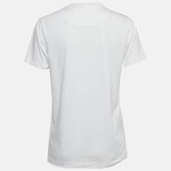 Pre Owned Kenzo x Disney White Embroidered Jersey T-Shirt XS