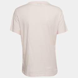 Pre Owned Kenzo Pink Tiger Print Jersey Crewneck T-Shirt L