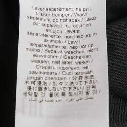 Pre Owned Kenzo Black Logo Print Jersey Crewneck T-Shirt S