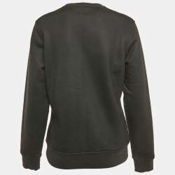 Pre Owned Kenzo X Toilet Paper Black Printed Cotton Blend Sweatshirt S 