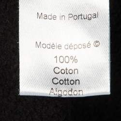 Pre Owned Kenzo Black 'Forever, No? Cotton Sweatshirt Dress XL