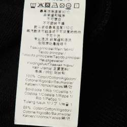 Pre Owned Kenzo Black Tiger Embroidered Cotton Crew Neck Sweatshirt S