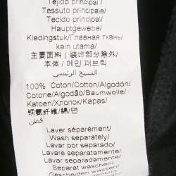 Pre Owned Kenzo Black Eye Print Cotton T-Shirt S