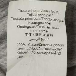 Pre Owned Kenzo Grey Eye Print Cotton T-Shirt S