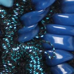 Pre Owned Kenzo Dark Navy Fish Embroidered Jersey Sweater S