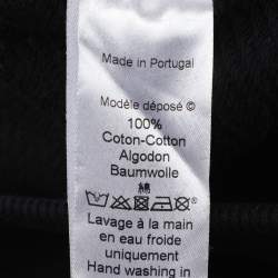 Pre Owned Kenzo Dark Navy Fish Embroidered Jersey Sweater S