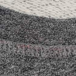 Pre Owned Kenzo Grey Jersey Long Sleeve Mini Dress S