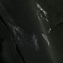 Pre Owned فساتين كينزو ماكسي باللون الأسود مزين بساتان وجيرسي مقاس كبير