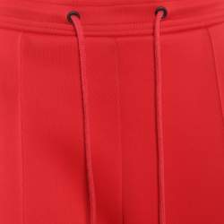 مملوكة مسبقًا بنطلون كينزو رياضي أحمر بشعار وخطوط جانبية مقاس متوسط - ميديم